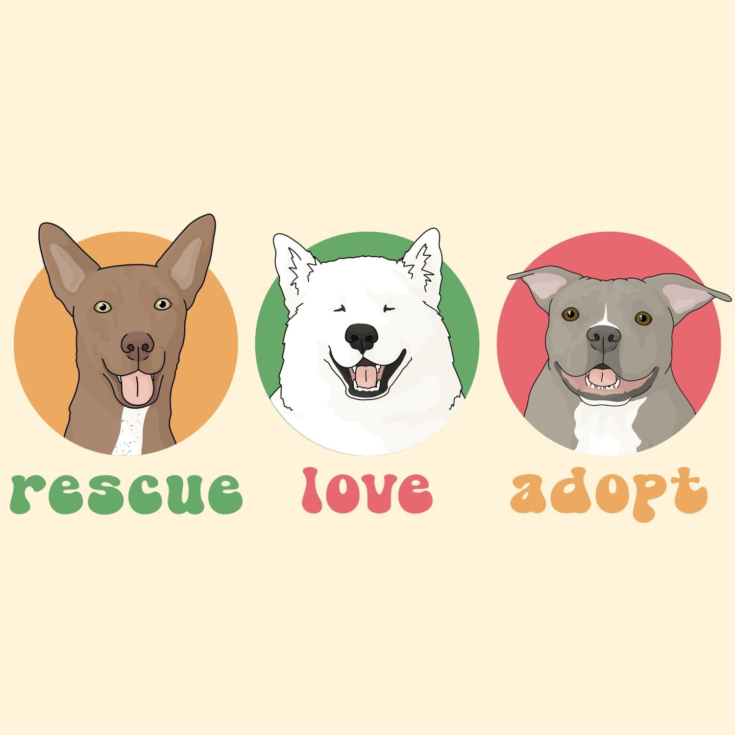 Gracie, Jolene, and Roo | FUNDRAISER for Michele's Rescue - Detezi Designs