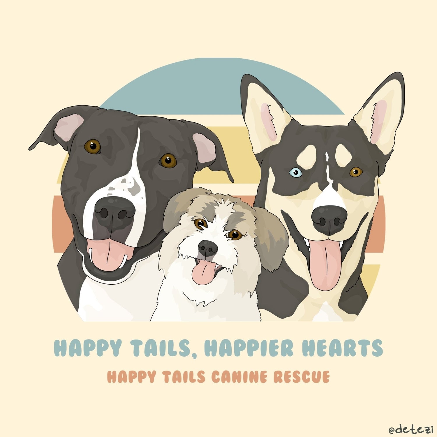 Happy Tails Canine Rescue | FUNDRAISER - Detezi Designs
