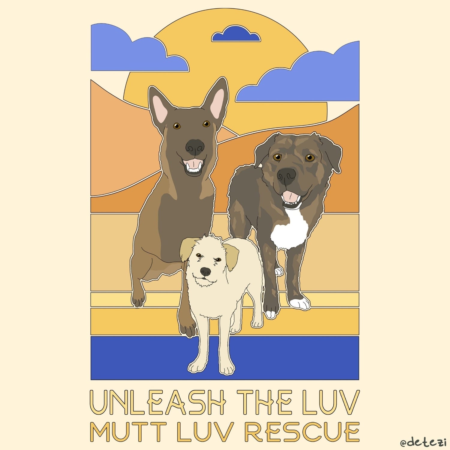 Mutt Luv Rescue - Detezi Designs