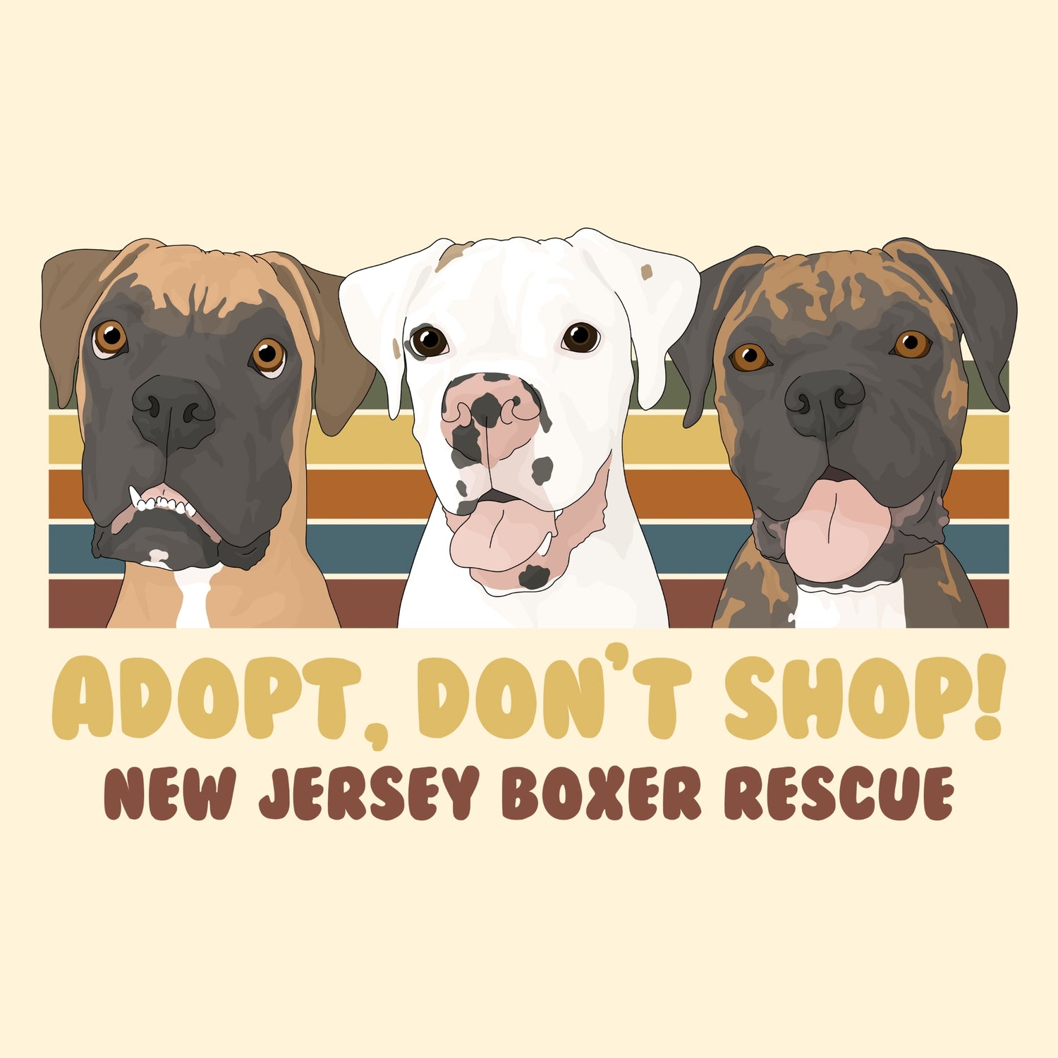 New Jersey Boxer Rescue | FUNDRAISER - Detezi Designs