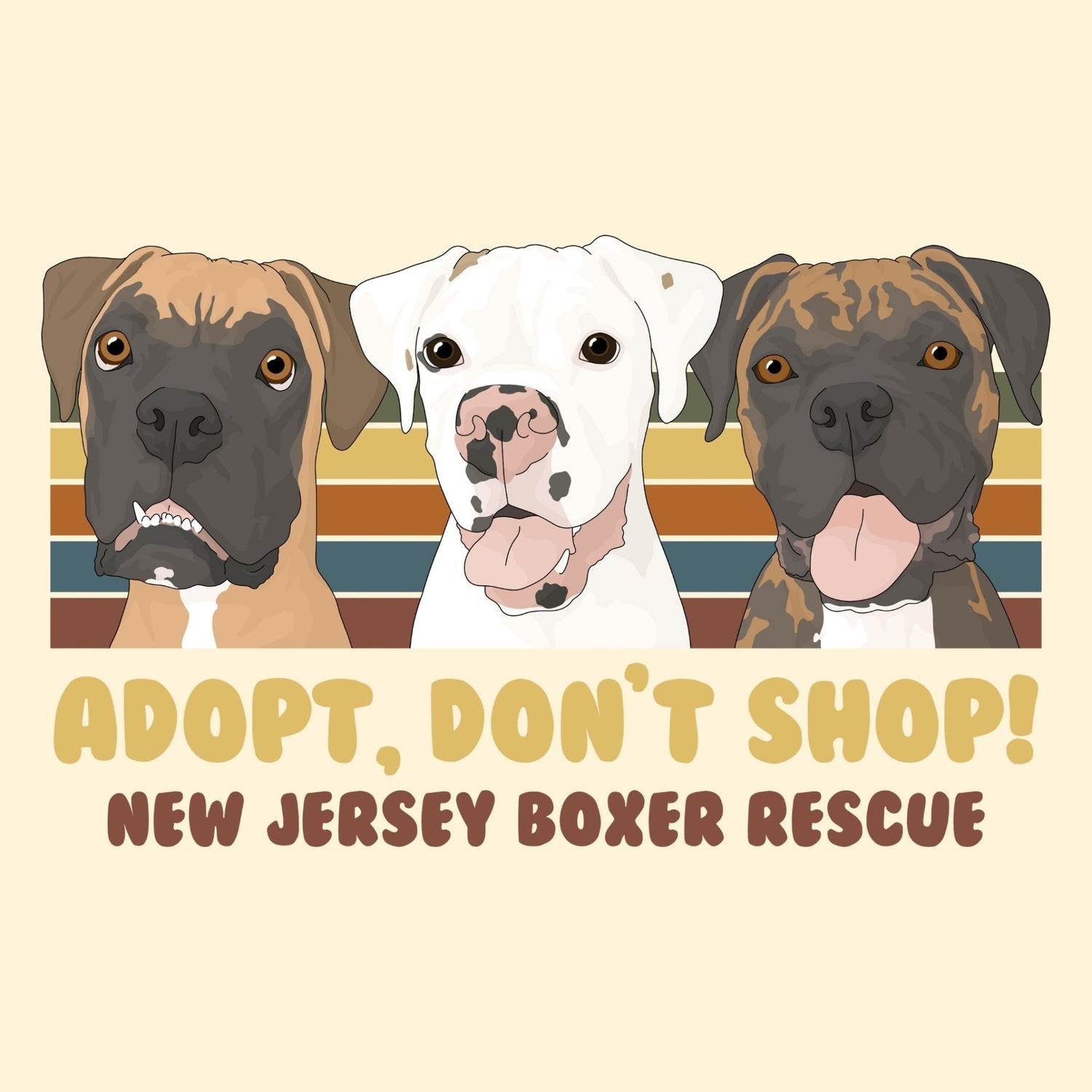 New Jersey Boxer Rescue | FUNDRAISER | Adopt, Don't Shop! - Detezi Designs