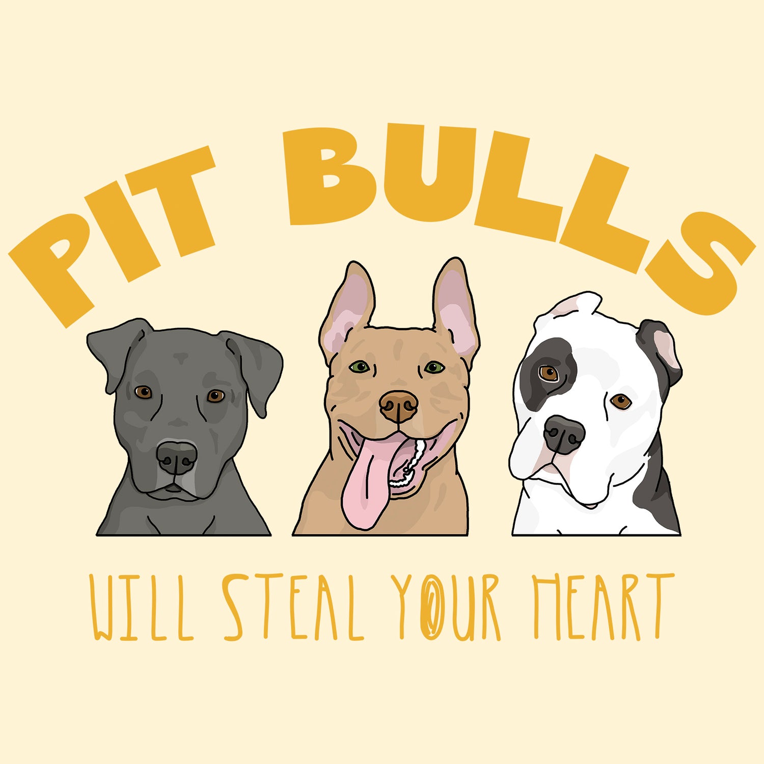 Pit Bulls Will Steal Your Heart