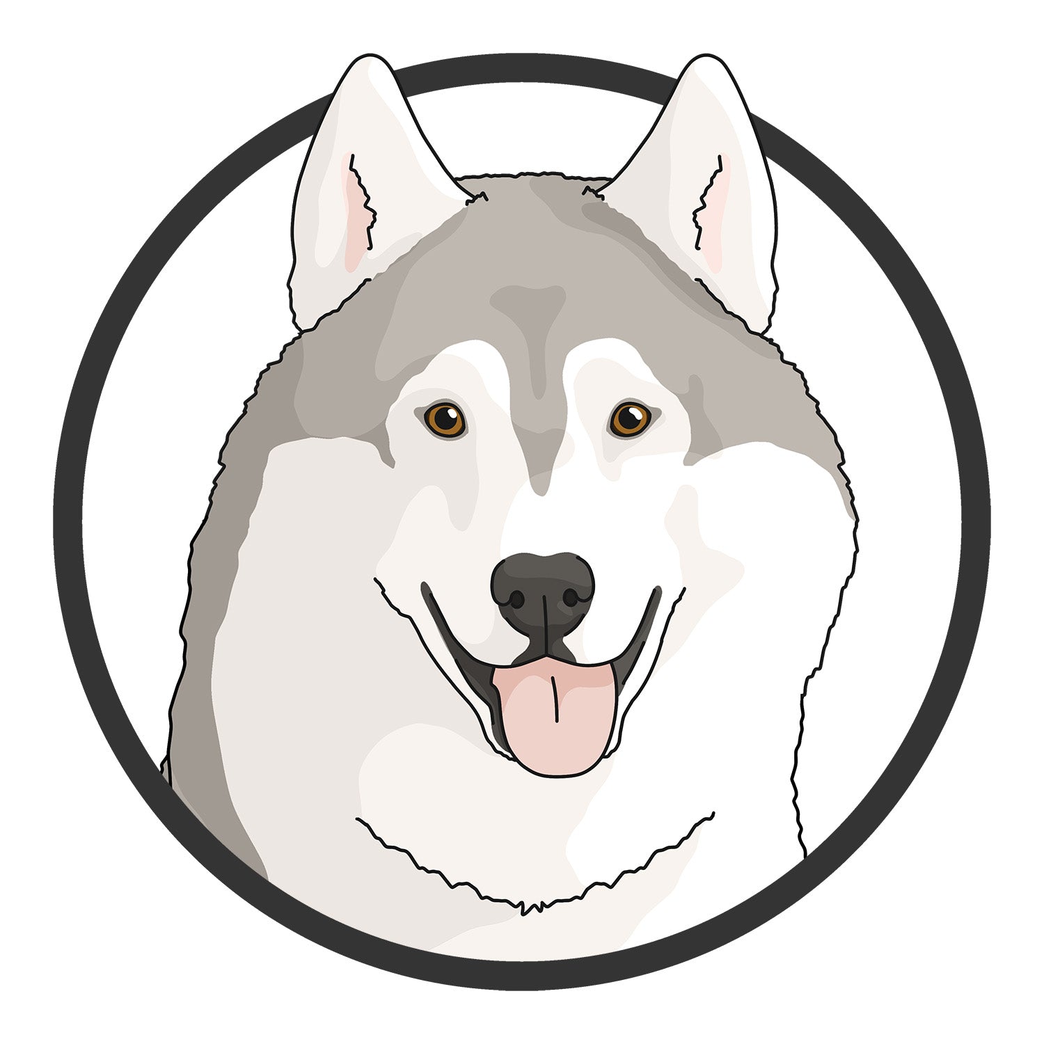 Siberian Husky - Detezi Designs