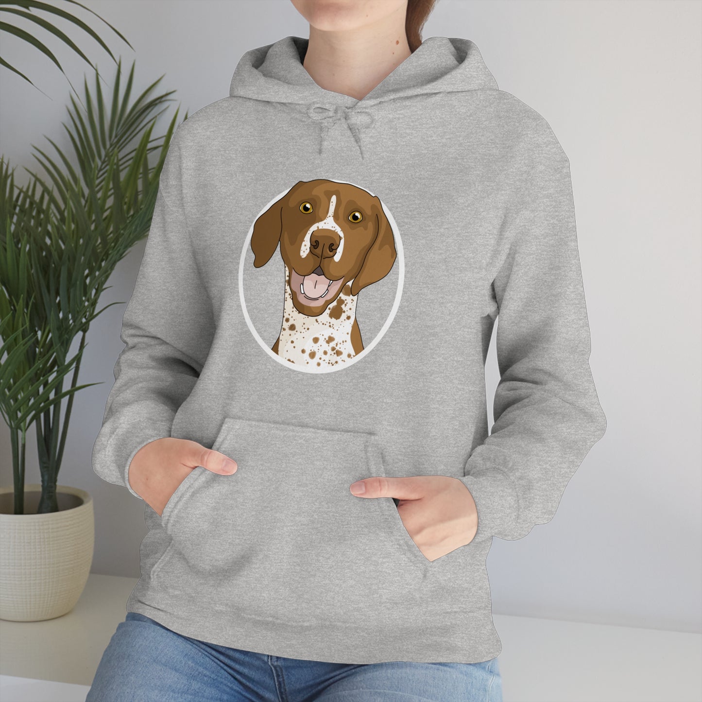 German Shorthair Pointer Circle | Hooded Sweatshirt