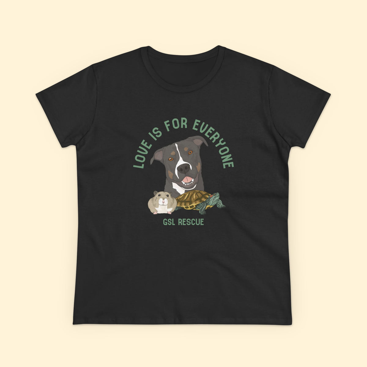 Women's Midweight Cotton Tee | FUNDRAISER | GSL Rescue