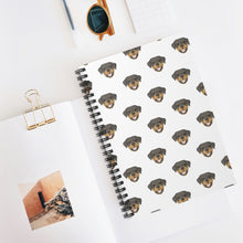 Load image into Gallery viewer, Rottweiler Faces | Spiral Notebook
