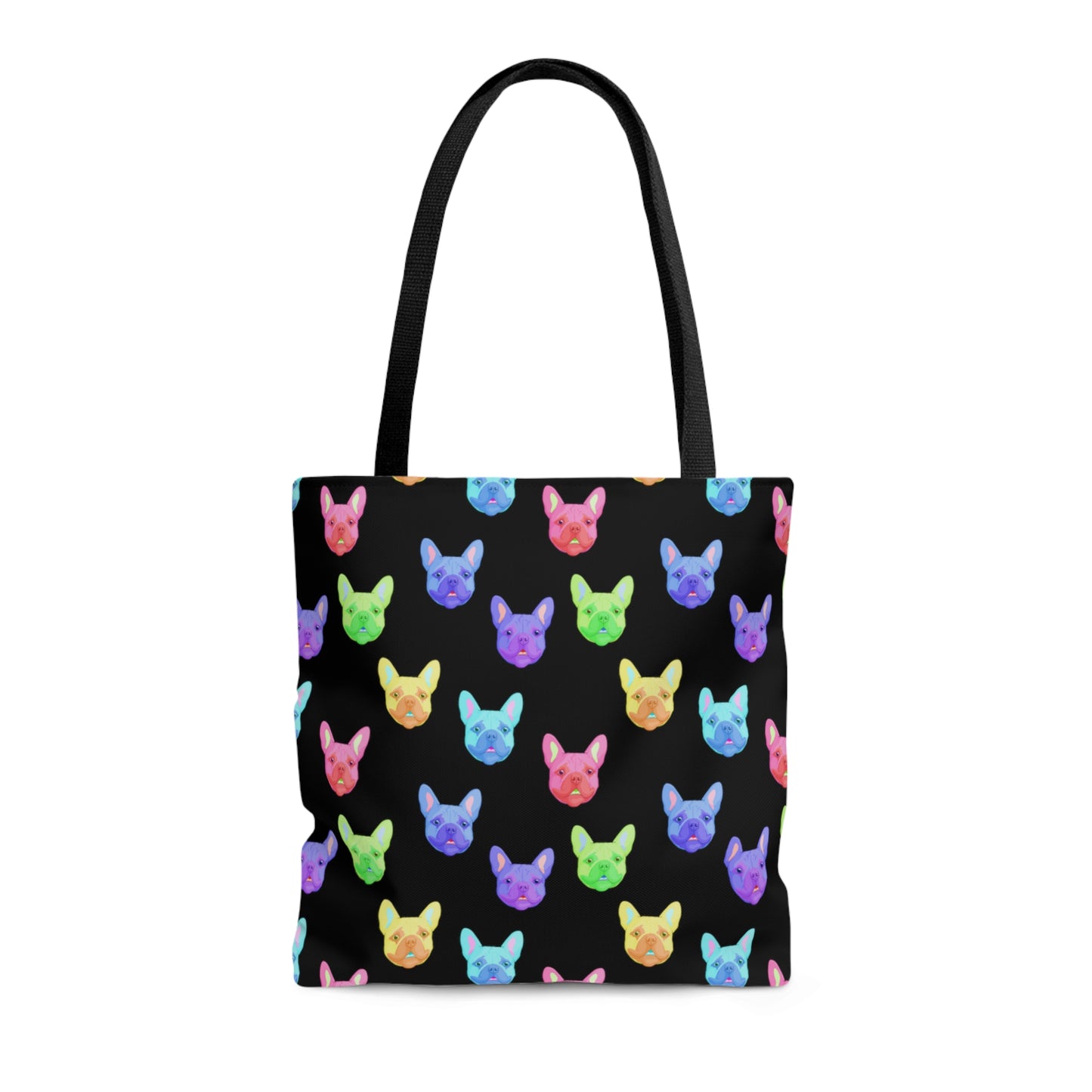 Rainbow French Bulldogs | Tote Bag