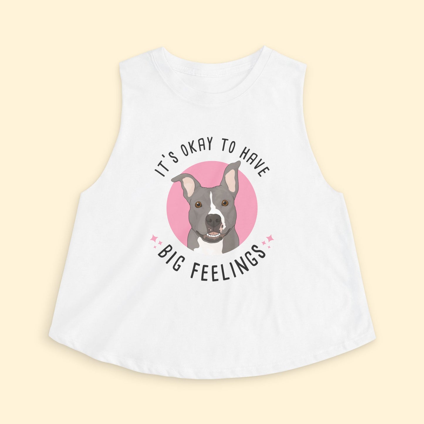 Cropped Muscle Tank | FUNDRAISER | Friends of City Dogs Cleveland