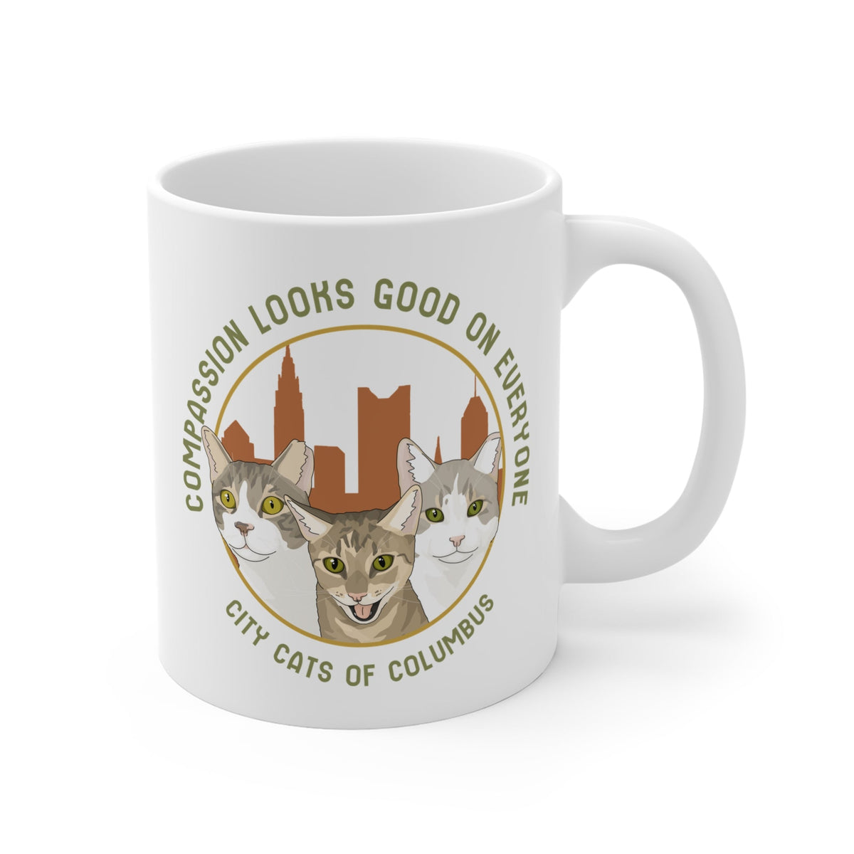 11oz Mug | FUNDRAISER | City Cats of Columbus - Detezi Designs-85493995705369289940