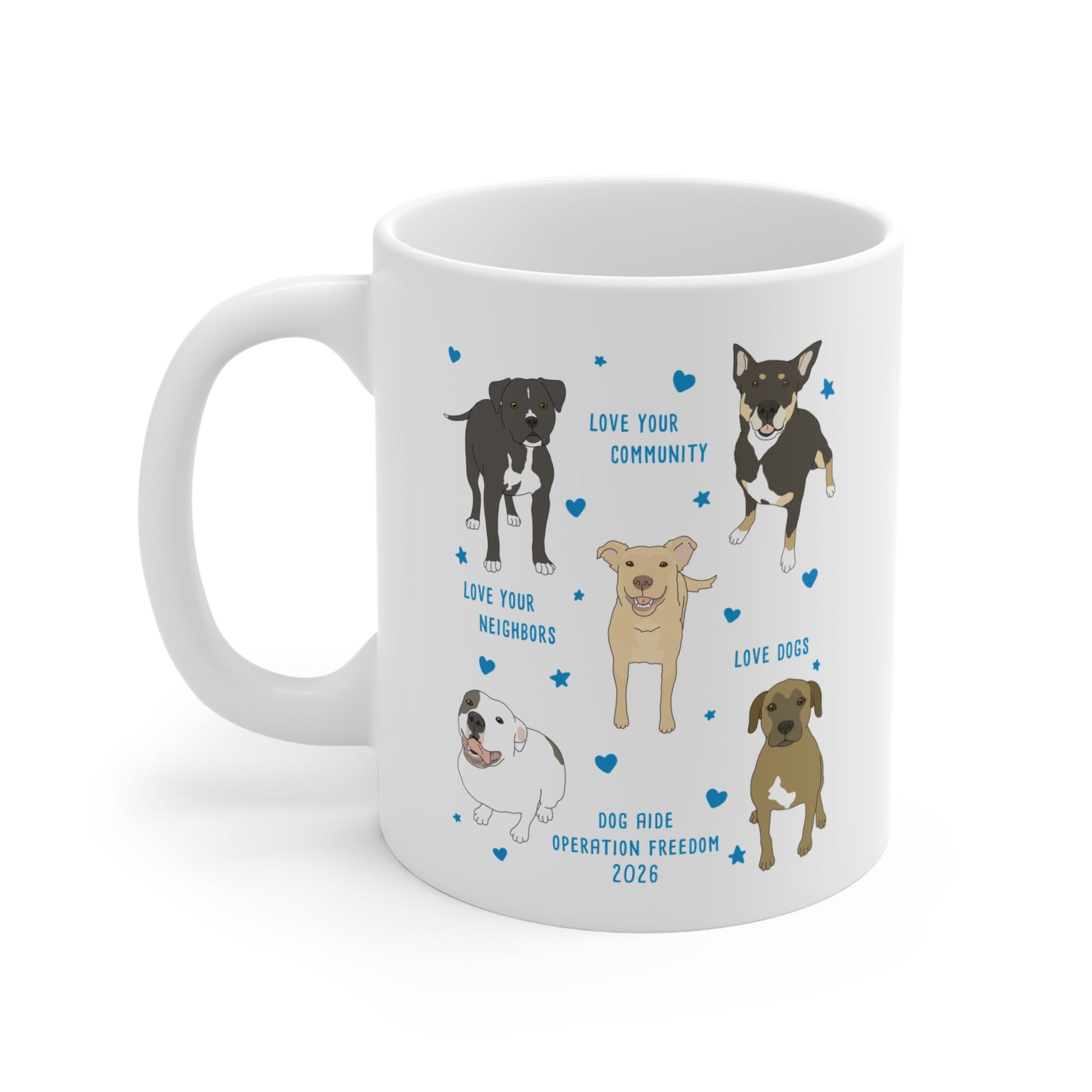 11oz Mug | FUNDRAISER | Dog Aide | Operation Freedom 2026 - Detezi Designs-25571297021887882139