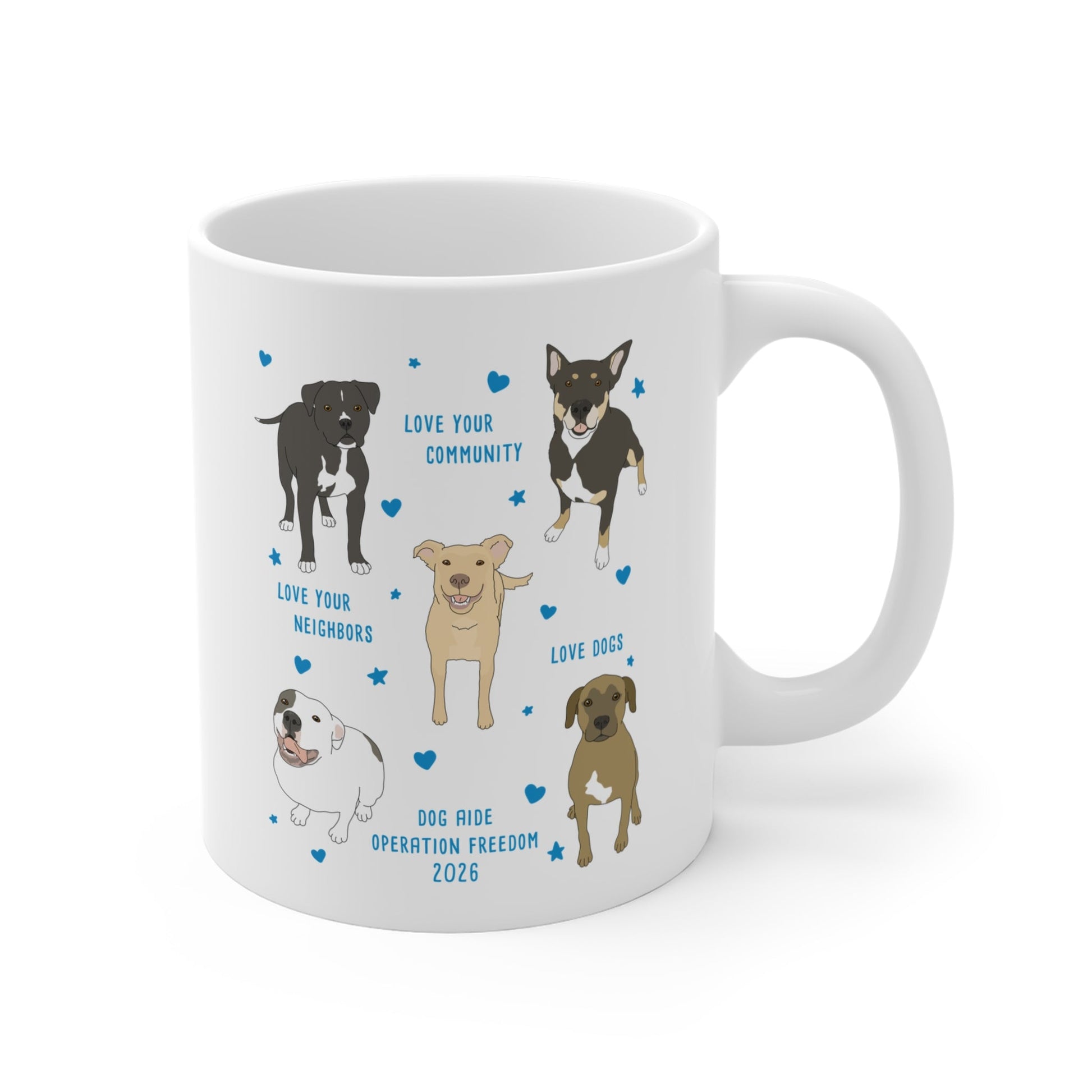 11oz Mug | FUNDRAISER | Dog Aide | Operation Freedom 2026 - Detezi Designs-25571297021887882139