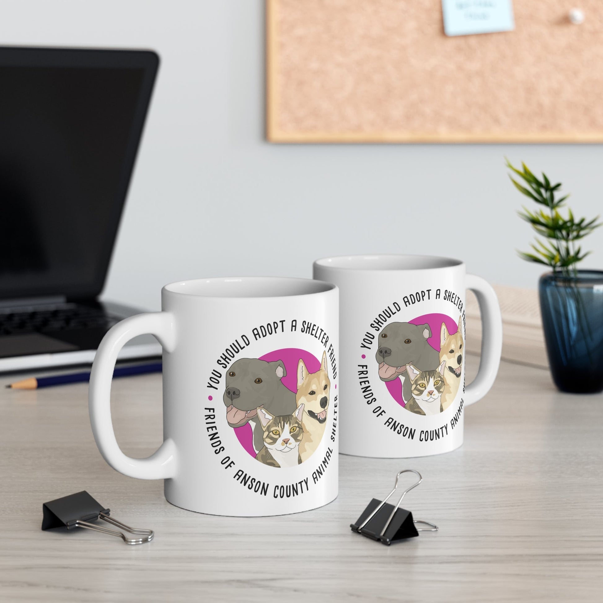 11oz Mug | FUNDRAISER | Friends of Anson County Animal Shelter - Detezi Designs - 17238878653435787147