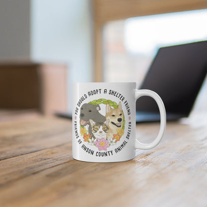 11oz Mug | FUNDRAISER | Friends of Anson County Animal Shelter | Spring - Detezi Designs - 23443570385256236548