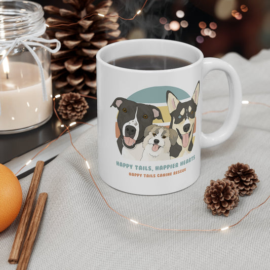 11oz Mug | FUNDRAISER | Happy Tails Canine Rescue - Detezi Designs-22505601284460243355