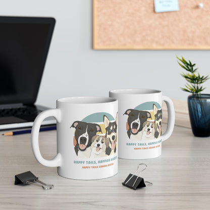 11oz Mug | FUNDRAISER | Happy Tails Canine Rescue - Detezi Designs-22505601284460243355