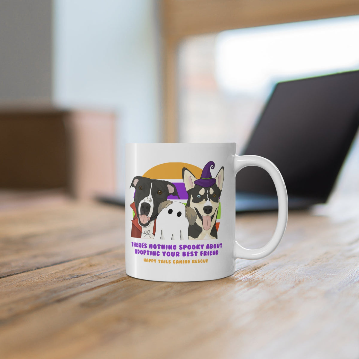 11oz Mug | FUNDRAISER | Happy Tails Canine Rescue | Halloween - Detezi Designs-15458872096767744942