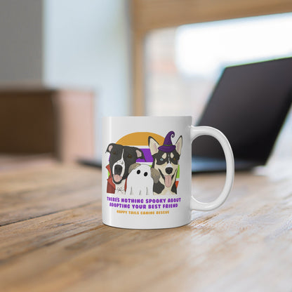 11oz Mug | FUNDRAISER | Happy Tails Canine Rescue | Halloween - Detezi Designs-15458872096767744942