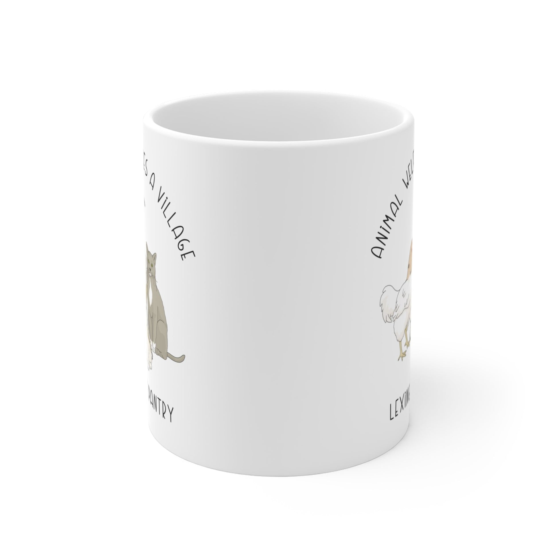 11oz Mug | FUNDRAISER | Lexington Pet Pantry | It Takes A Village - Detezi Designs - 21371157272842594791