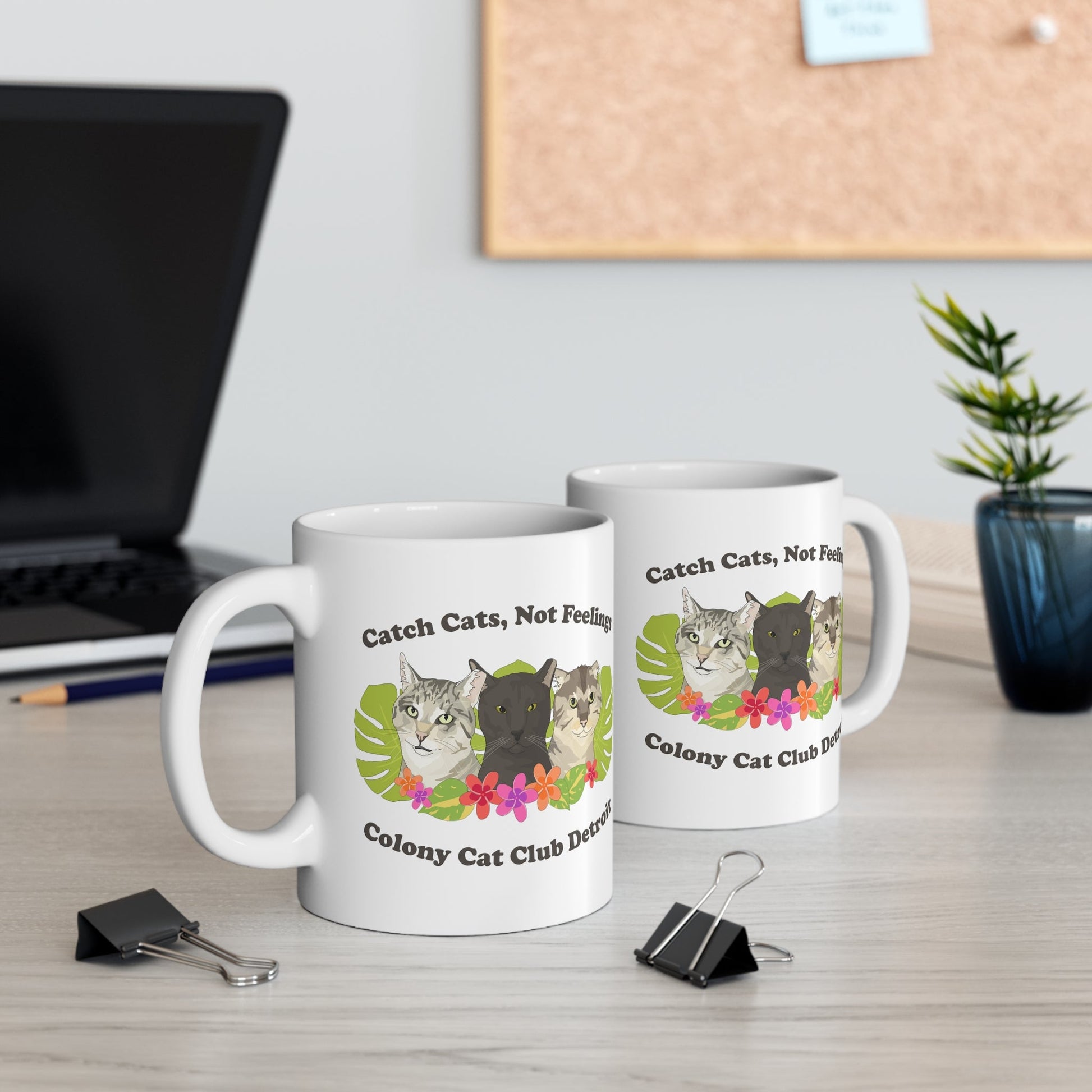 11oz Mug | FUNDRAISER | Moose's Flock | Colony Cat Club - Detezi Designs - 20466543074653401511