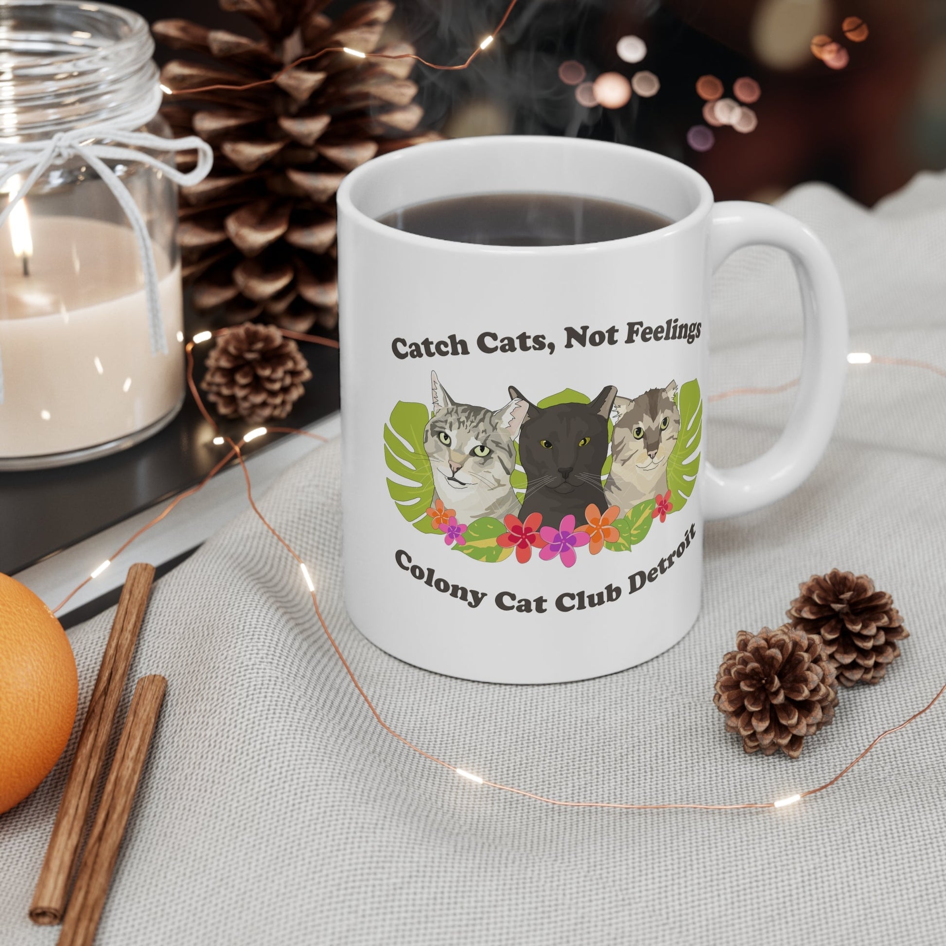 11oz Mug | FUNDRAISER | Moose's Flock | Colony Cat Club - Detezi Designs - 20466543074653401511