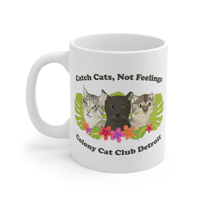 11oz Mug | FUNDRAISER | Moose's Flock | Colony Cat Club - Detezi Designs - 20466543074653401511