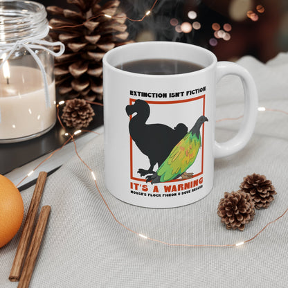 11oz Mug | FUNDRAISER | Moose's Flock | Extinction is a Warning - Detezi Designs - 50139473619764655270