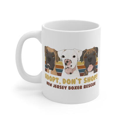 11oz Mug | FUNDRAISER | New Jersey Boxer Rescue | Adopt, Don't Shop! - Detezi Designs - 61343452004538325630
