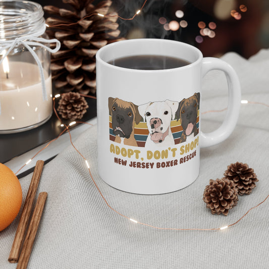 11oz Mug | FUNDRAISER | New Jersey Boxer Rescue | Adopt, Don't Shop! - Detezi Designs - 61343452004538325630