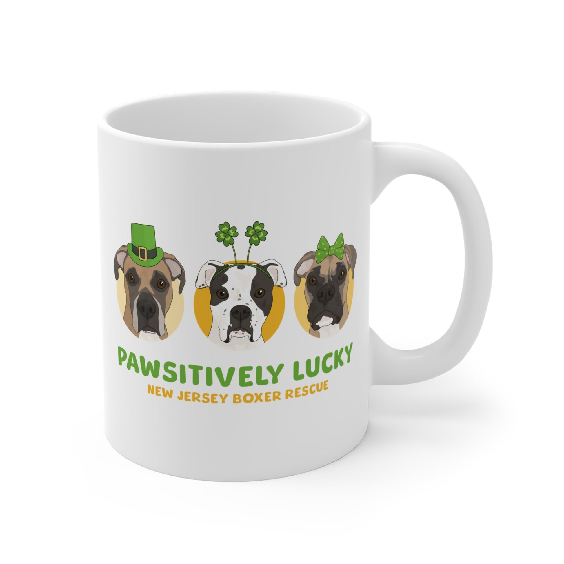 11oz Mug | FUNDRAISER | New Jersey Boxer Rescue | St. Patrick's Day - Detezi Designs - 10305809310786442758