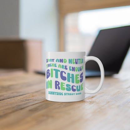 11oz Mug | FUNDRAISER | Sunnyside Street Dogs | Spay & Neuter - Detezi Designs - 16055213031745297285