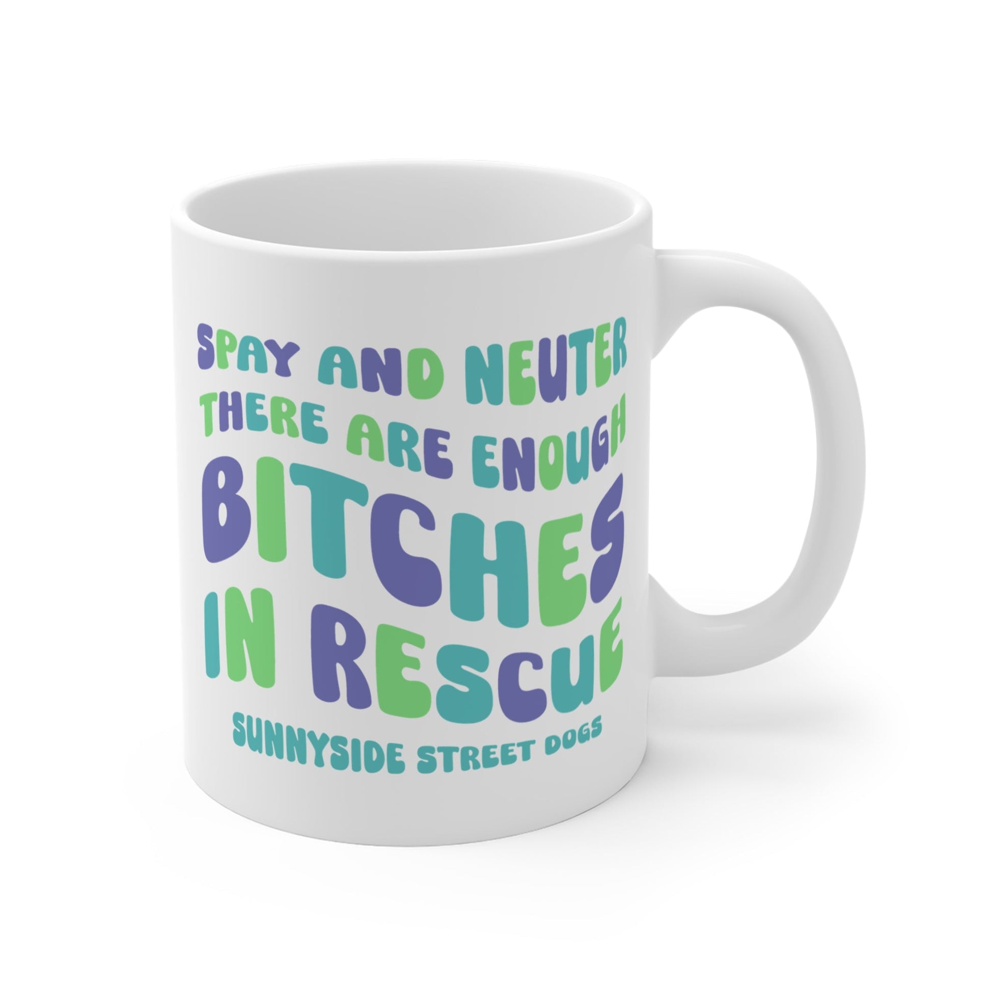 11oz Mug | FUNDRAISER | Sunnyside Street Dogs | Spay & Neuter - Detezi Designs - 16055213031745297285
