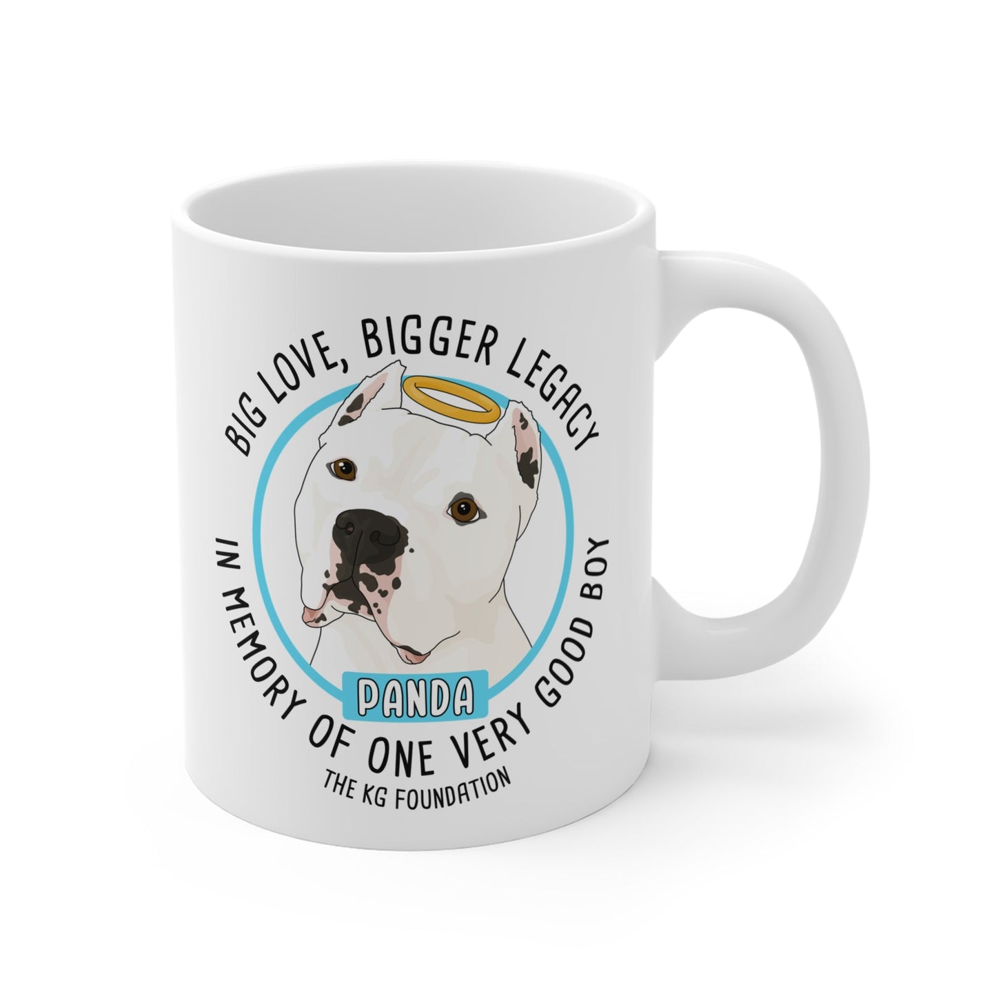 11oz Mug | FUNDRAISER | The KG Foundation | In Memory of Panda - Detezi Designs - 62698225847785485419