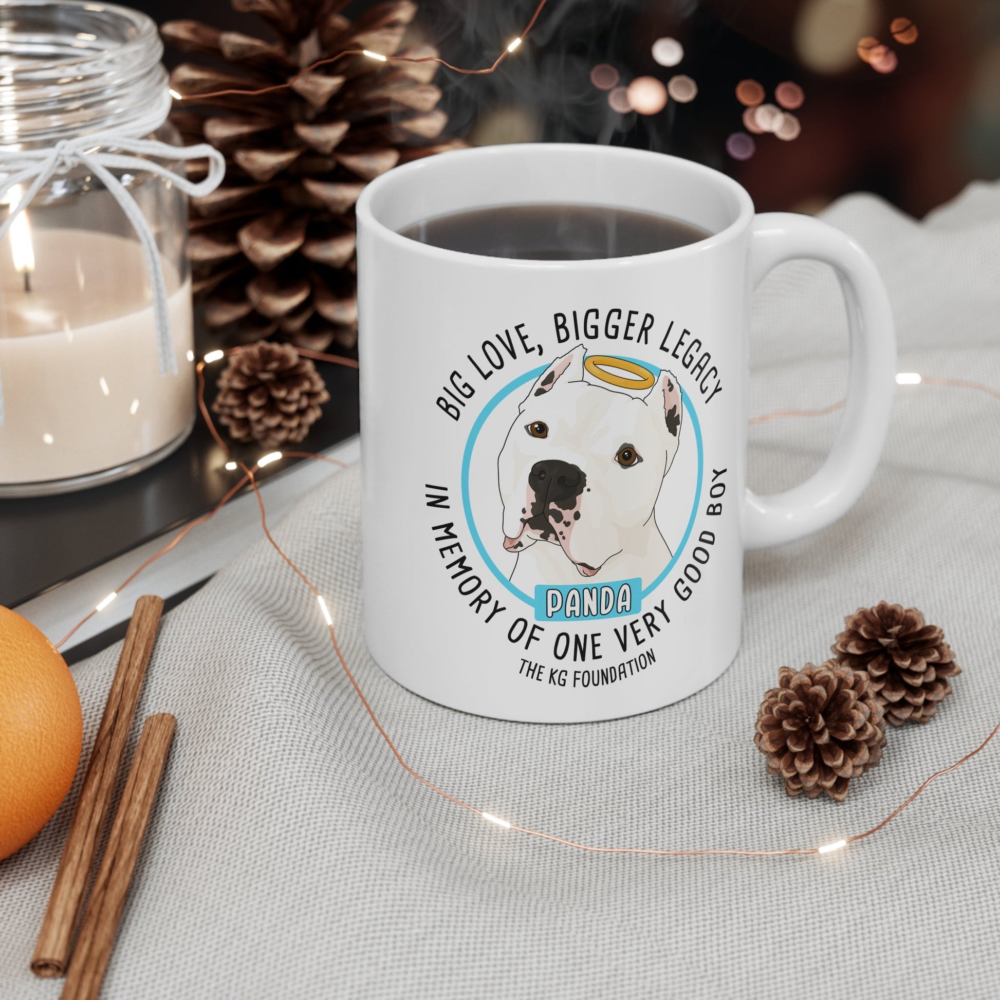 11oz Mug | FUNDRAISER | The KG Foundation | In Memory of Panda - Detezi Designs - 62698225847785485419