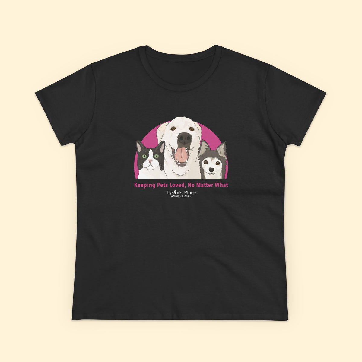 Women's Midweight Cotton Tee | FUNDRAISER | Tyson's Place