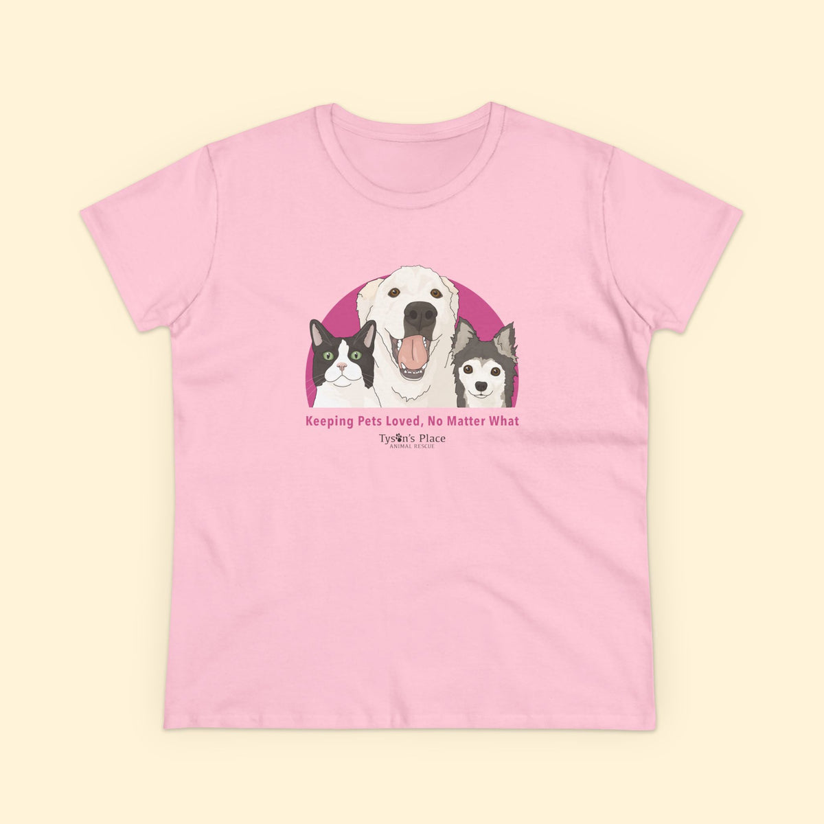 Women's Midweight Cotton Tee | FUNDRAISER | Tyson's Place