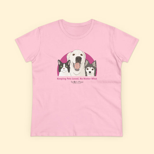 Women's Midweight Cotton Tee | FUNDRAISER | Tyson's Place