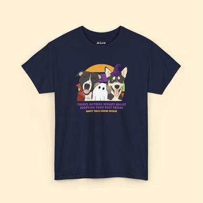 Unisex Crewneck T-shirt | FUNDRAISER | Happy Tails Canine Rescue | Halloween