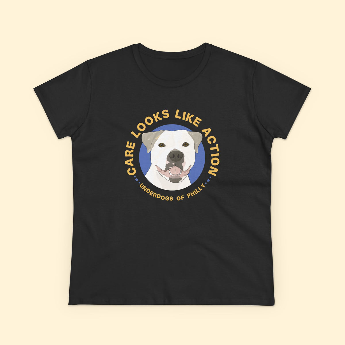 Women's Midweight Cotton Tee | FUNDRAISER | Underdogs of Philly