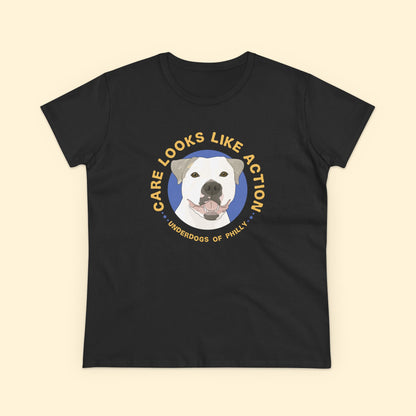Women's Midweight Cotton Tee | FUNDRAISER | Underdogs of Philly