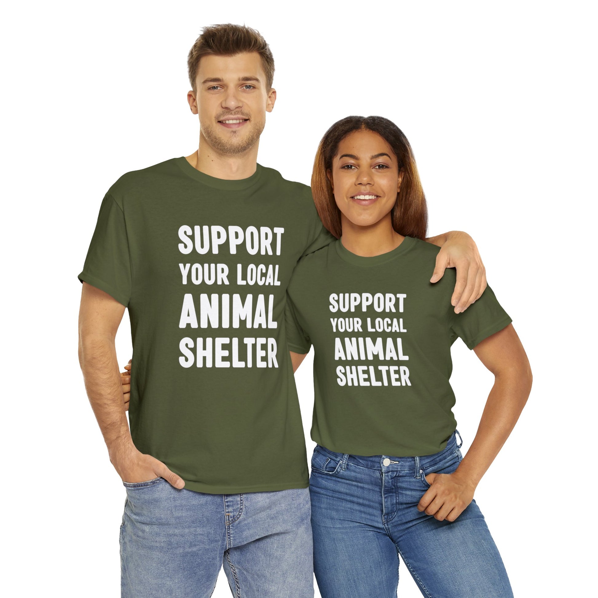 Support Your Local Animal Shelter | Text Tees - Detezi Designs-33578858021926766856