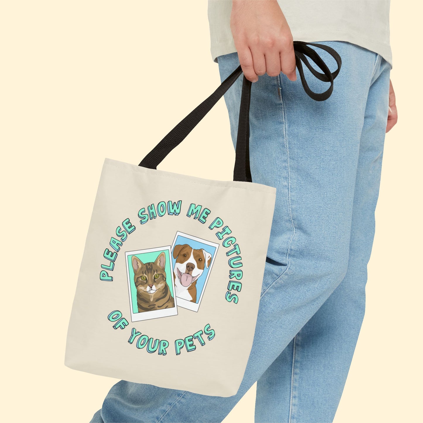 Please Show Me Pictures Of Your Pets | Tote Bag