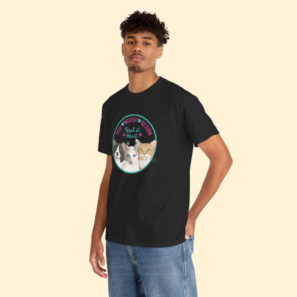 Circle of Kitties | FUNDRAISER for Feral At Heart | T-shirt - Detezi Designs-13114155915116199108