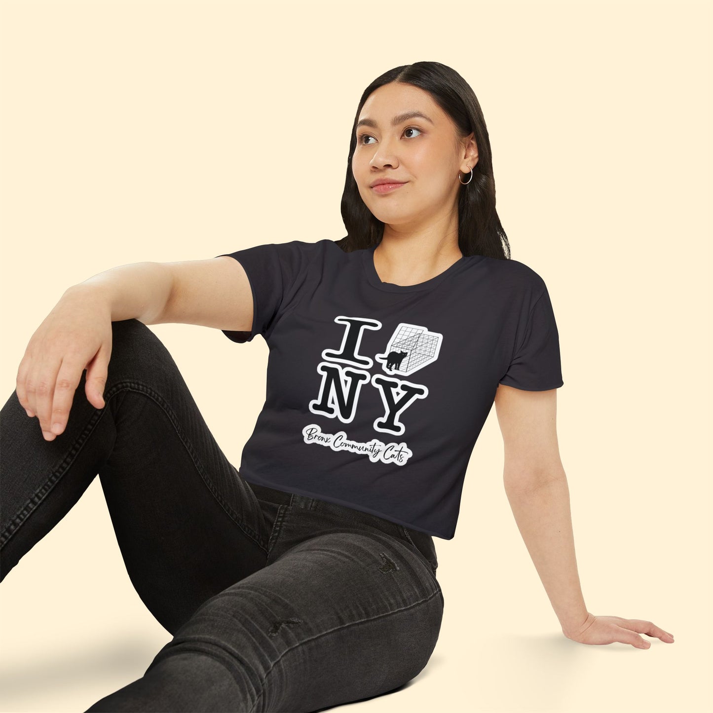 TNRM NY | FUNDRAISER for Bronx Community Cats | Women's Festival Crop Top