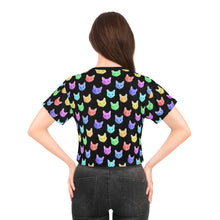 Load image into Gallery viewer, Rainbow DSH Cats | Crop Tee
