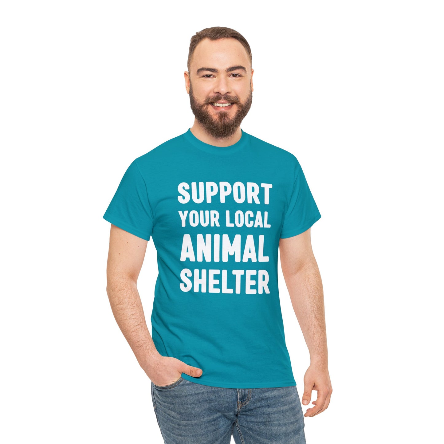 Support Your Local Animal Shelter | Text Tees - Detezi Designs-33578858021926766856