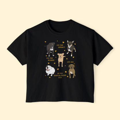 Comfort Colors Boxy Tee | FUNDRAISER | Dog Aide | Operation Freedom 2026