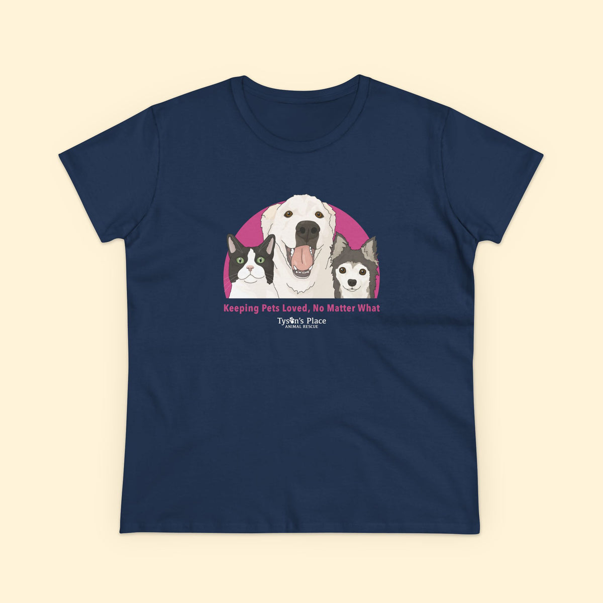 Women's Midweight Cotton Tee | FUNDRAISER | Tyson's Place