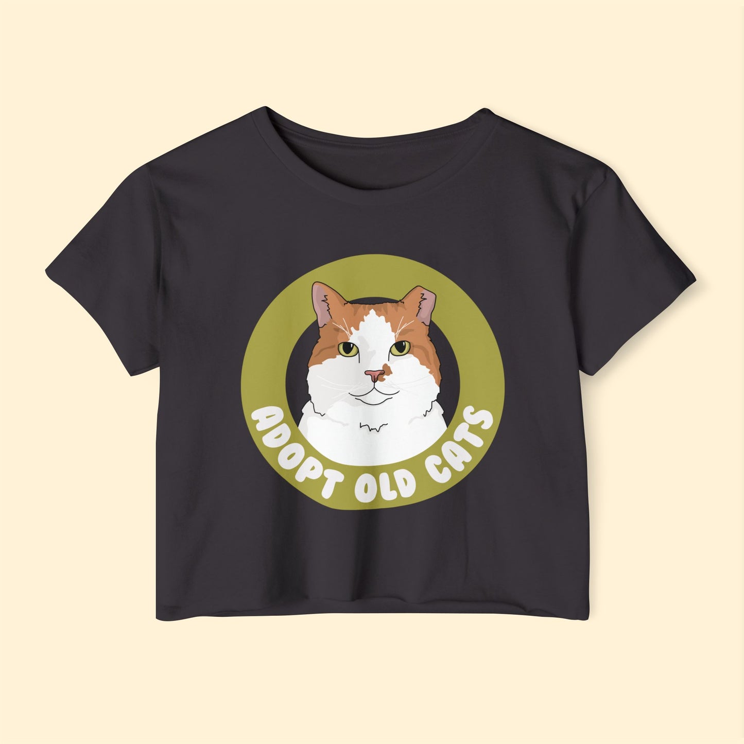 Adopt Old Cats | Women's Festival Crop Top