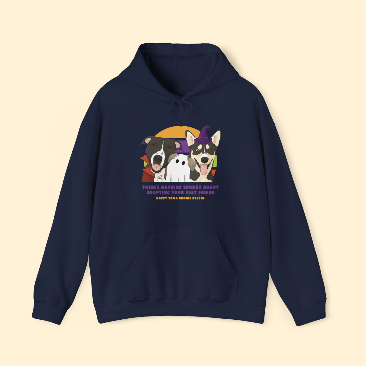 Hooded Sweatshirt | FUNDRAISER | Happy Tails Canine Rescue | Halloween