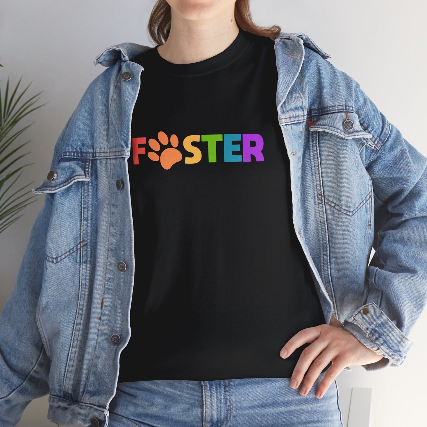 Foster Rainbow | Text Tees - Detezi Designs-26876244837159237365